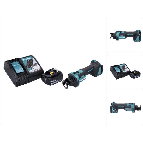 Makita DCO 181 RM1 Akku Rotationsschneider 18 V 32000 U/min Brushless + 1x Akku 4,0 Ah + Ladegerät