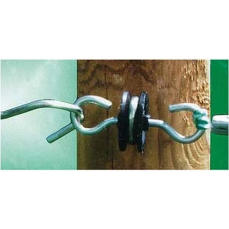 10PZ ISOLATORE ELETTRORECINZIONE AD ANELLO PER MANIGLIA
