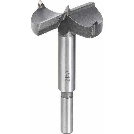 Kaelt - Mèches Bois, 42MM Fraise Bois Carbure, L'installation de Portes Sphériques Bois, Tiroirs, Contreplaqué, Vous aide Rapidement pour Faire des Trous Propres à Fond Plat Dans le Bois (1/5)