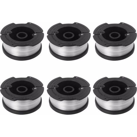 Rasenmäher, schwarze Ersatzteile für Rasenmäher, AF 100 3ZP Spulen, Gartengeräte, Freischneider - Set von 6 Teilen. (1/3)