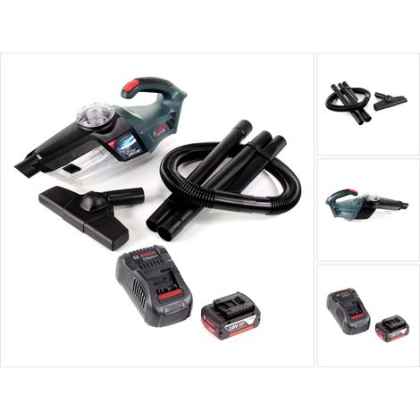 Bosch GAS 18V-1 Professional Li-Ion Akku Staubsauger Hand Sauger + 1x GBA 4,0 Ah Akku + GAL 1880 CV Ladegerät (1/5)