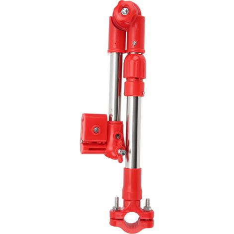 Support parapluie vélo inox réglable 360° pour fauteuil roulant et extérieur, support télescopique (1/5)