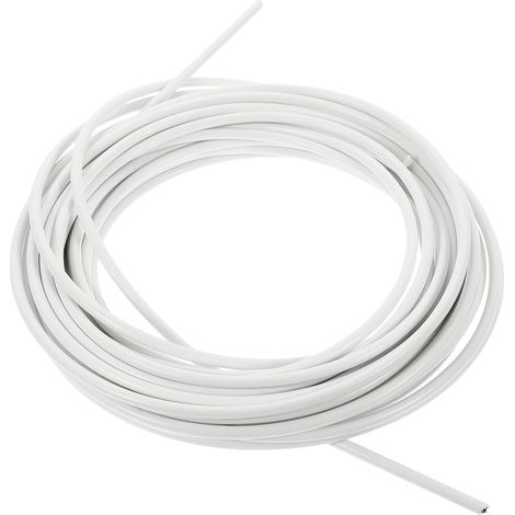 de Corde Rideaux Blanche avec Revtement Plastique Corde (1/5)