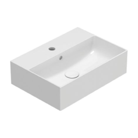 Lavabo in ceramica 51x37 cm Globo T-EDGE IN051BI Bianco - Ceramica (1/5)