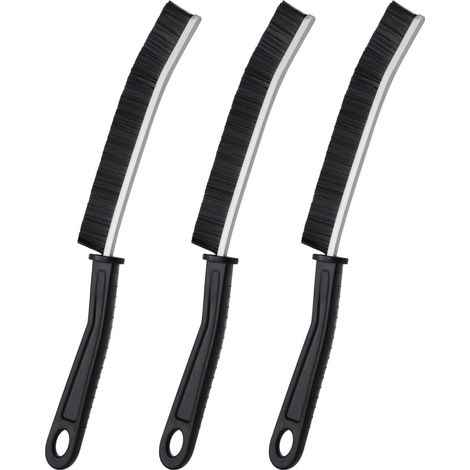 Spaltreinigungsbürste, Hartborsten Eckenreinigungsbürste, Fugenbürste, Crevice Cleaning Brush (rot gelb blau) (1/4)