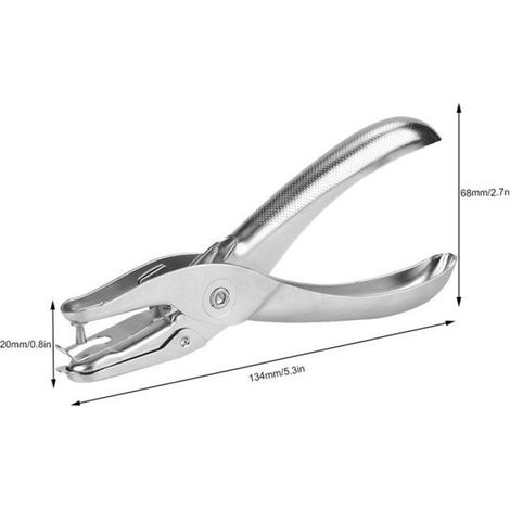 SHI- Poinçonnage de trous portatif Machine de poinçonnage de trous portable délicate et populaire (6 pages), materiel bureau (1/5)
