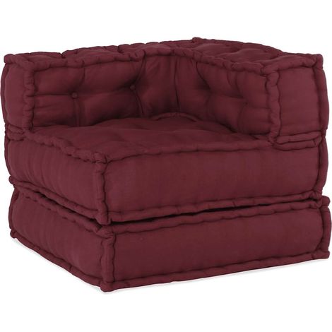 vidaXL Divano Componibile Marrone Rossiccio 70x70x54 in Tessuto