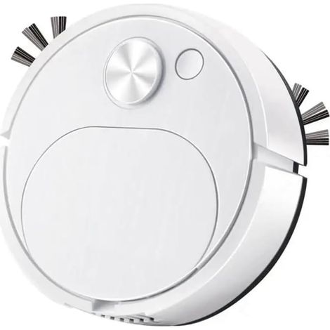 Automatic Vacuum Cleaners, USB Charging Vacuum Cleaners, Smart Sweeping and Mopping Robot Vacuums, White (1/5)