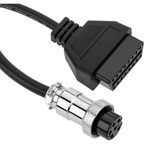 BeMatik - Câble de diagnostic OBD2 6 broches compatible avec les motos PGO (1/5)