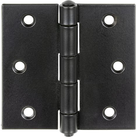 Vormann Scharnier Stahl 7,5 x 7,5 cm schwarz