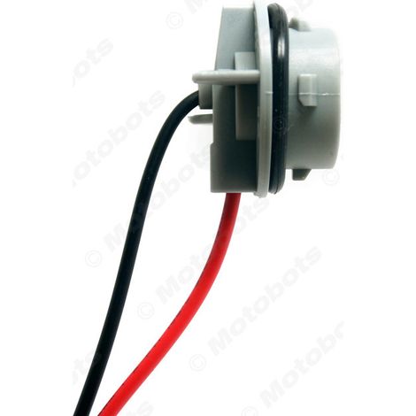 Automotive LED socket connector BA15s/1156 bulb turn signal light socket wiring harness lamp holder plug wire (1/4)