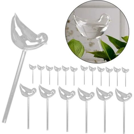 (10 pièces) Dispositif d'arrosage automatique Bird pour plantes en pot paresseuses, système d'irrigation goutte à goutte, outil d'arrosage pour jardin d'intérieur pendant les vacances (1/5)