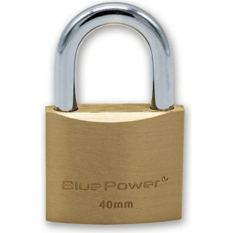 Blue Power Zylindervorhangschloss 40 mm Messing (1/2)