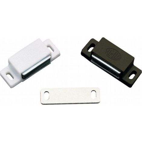 FPLUS golpete blanco mod.101(nº 5) , GOLPETE IMAN 5 46X15 MM BLANCO