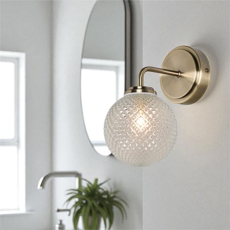 Forum Spa Vermont Antique Brass Wall Light - SPA-37576-ABRS (1/5)