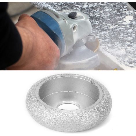 Meule diamantée brasée de 7,3 cm, meule abrasive romaine pour pierre, marbre et céramique, 2,5 cm (1/5)