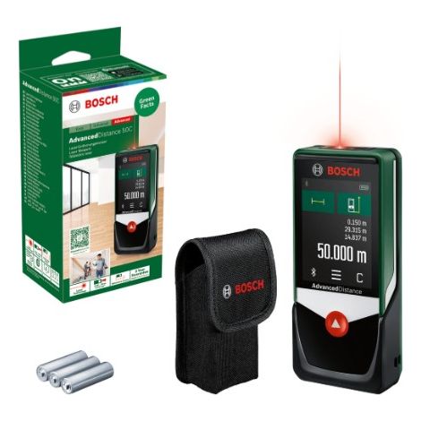 BOSCH DIY ADVANCEDDISTANCE 50C AAA batteries Laser range finder