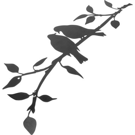 Gartenpflock Dekorative Außendekoration aus Schwarzem Eisen