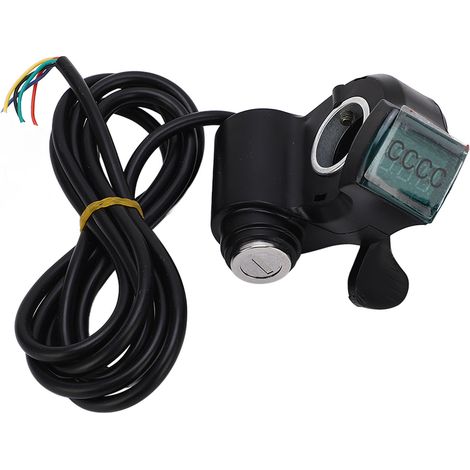 Kit de commande de vélo électrique avec accélérateur au pouce, contrôleur de vitesse pour moteur à balais 36V 1000W et kit d'accélérateur au pouce, pour la modernisation. (1/5)
