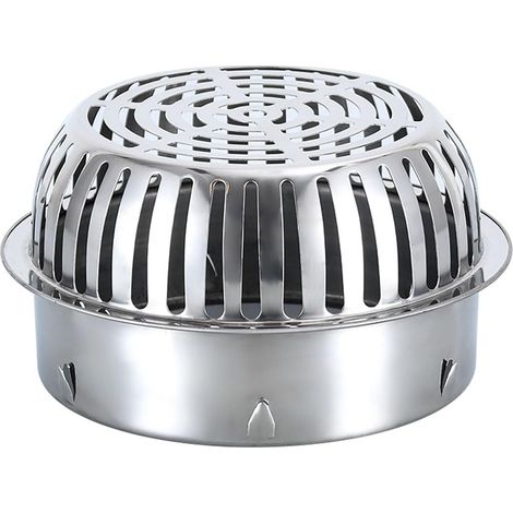 Protection de Gouttières, 125/150 / 160 mm Siphon De Sol Exterieur Ronde Filtre de Gouttiere, Crapaudine de gouttière pour filtrer et Bloquer Les Feuilles(150 mm/5.9 in) (1/5)