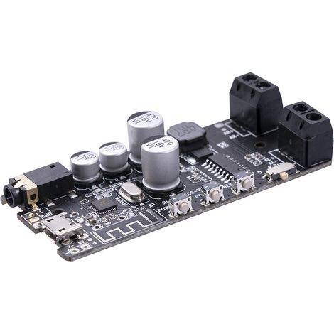 Amplificateur 2 canaux stéréo Bluetooth 5.0 - Amplificateur avec récepteur de voix haute puissance, charge rapide et fiable (1/2)