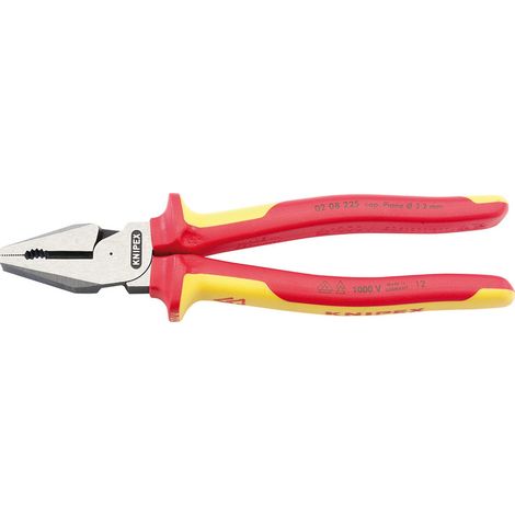 Draper Knipex 02 08 225UKSBE VDE Fully Insulated High Leverage Combination Pliers (225mm) – Model 32018 (1/5)