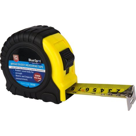 BlueSpot Tools Broad Buddy Pocket Tape 10m/33ft (Width 32mm) B/S33102 (1/5)