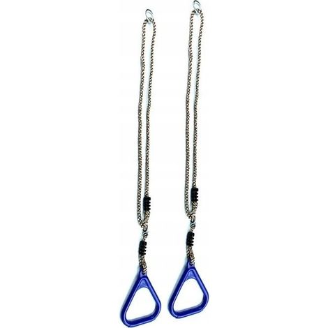 Anillos ajustables, propio parque infantil azul