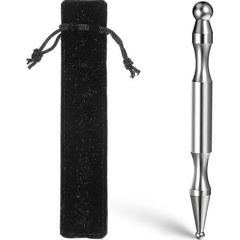Akupunkturstift aus Edelstahl, Druckpunktmassagegerät für Gesicht, Finger und Körpermuskulatur (1/5)