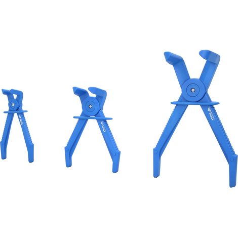 Brilliant Tools Schlauch-Abklemm-Zangen-Satz, 90° abgewinkelt, 3-tlg. (1/5)