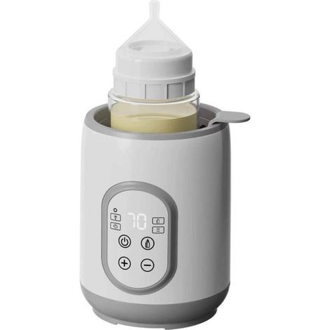 Chauffe-biberon 8 en 1 rapide Chauffe-lait pour bébé, Chauffe-biberon portable avec minuterie, arrêt automatique, chauffage et décongélation rapides des aliments pour bébé, réchauffement et