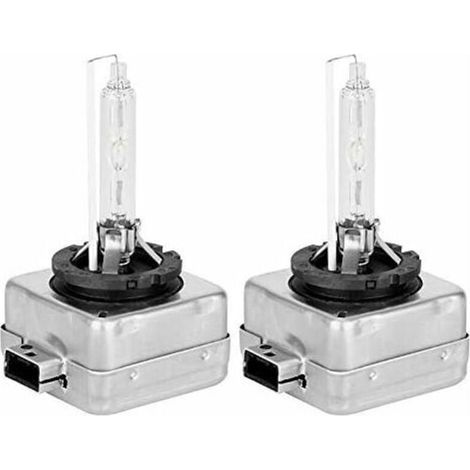 Ampoule xénon D1S 12V 35W 6000K Blanc Brillant, Remplacement Compatible avec Philips XenStart 9285141294, Lot de 2 (1/5)