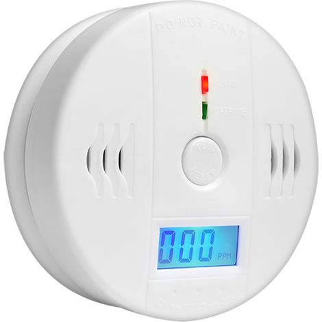 Sollbry Détecteur de Monoxyde de Carbone Blanc, Détection Précise, Alarme 85dB pour Maison, Appartement et Garage (1 Pack) (1/5)