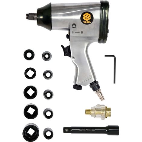 AVVITATORE A IMPATTO PNEUMATICO VOREL 1/2" + BUSSOLE 81101 (1/5)