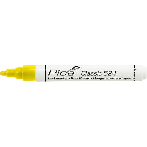 Pica Lackmarker 2-4mm mit Rundspitze Gelb (1/5)