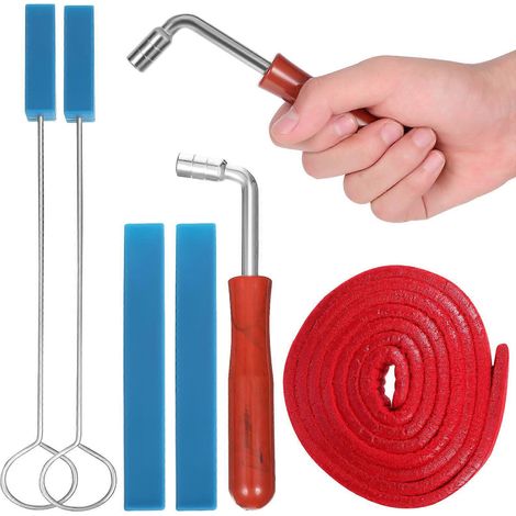 jeu d'outils d'accordage de piano, outils de fixation professionnels pour piano, clé d'accordage, blocs étouffoirs pour orchestre vocal avec poignée, baguettes étouffoirs (1/4)