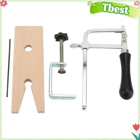 Tbest Cadre de scie à bijoux Bijoutiers Scie Kit, Bijoux de Scierie u Forme de Midi pour la Fabrication de Bijoux montres horloger (1/5)