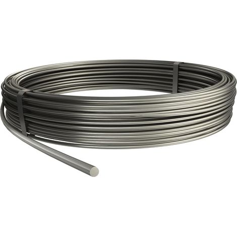 OBO Bettermann Conductor redondo 50m Anillo 10mm acero inoxidable, inoxidable A4 1.4571/1.4404, 5021642