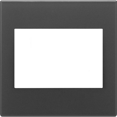 VIMAR - 22648.73 Plaque BS 3M, noir satiné