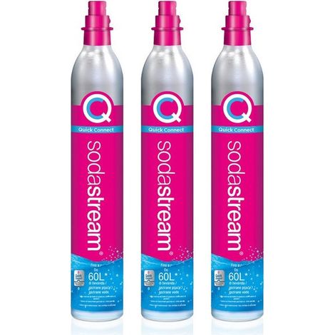 Sodastream Cilindro Gas Addizionale Ad Incastro Rapido Compatibile Con Gasatori Terra Art e Duo 3