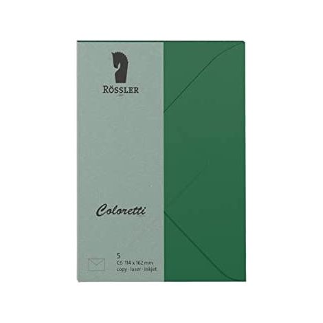 Enveloppe c6 ministro coloretti 5 pcs vert foncé (1/3)