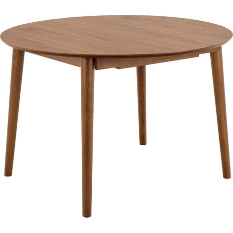 Montreux Esstisch Ø115/154cm inkl. 1 Einlegeplatte Nussbaum Dekor. (1/5)