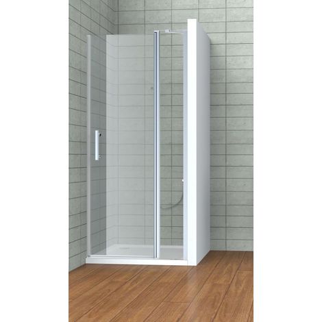 Primaster Dusch-Drehtür mit Fixteil Easy-6 100 cm Klarglas Dusch-Drehtür (1/3)