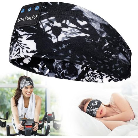 Kabellose Kopfhörer mit Schlaf-Stirnband, Bluetooth 5.4 und USB-C-Ladeanschluss, schwarz. (1/5)