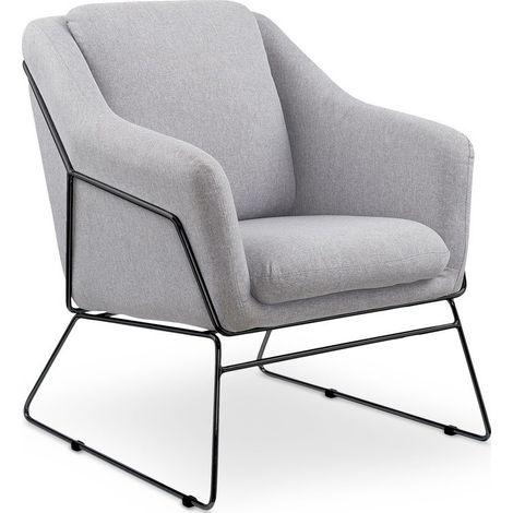 Sillón Houston 382 , 81x69x76cm, Tapiz, Patas: Metal, 0