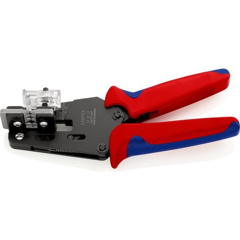 KNIPEX 12 12 12 Alicate pelacables de precisión con cuchillas de forma precisa 4/6/10mm² con mangos multicomponentes Barnizados 195 mm (1/3)