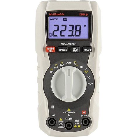 Multimetrix DMM 54 Multimetro portatile digitale CAT III 600 V Display (Counts): 4000 (1/5)