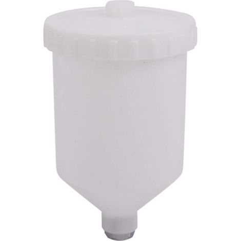 Blanc 600ML Remplacement De La Casserole Du Godet Du Pistolet PulvÉRisateur De Peinture Par GravitÉ Pour. (1/5)