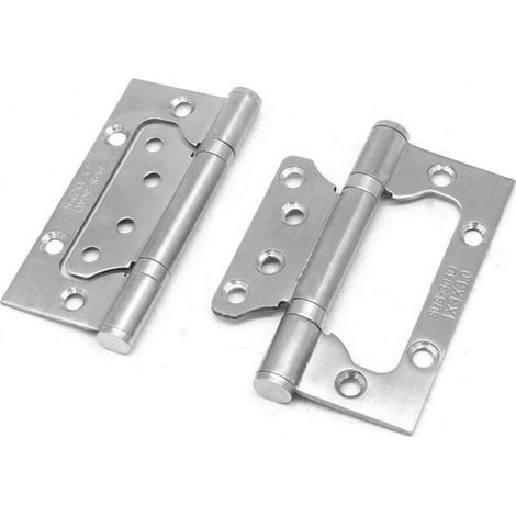 2 Pièces Charniere Porte Lourde Charnières Inox Roulement à Billes Charnière de Porte Charniere Portail Exterieur pour Portes de Maison, Chambre (1/4)