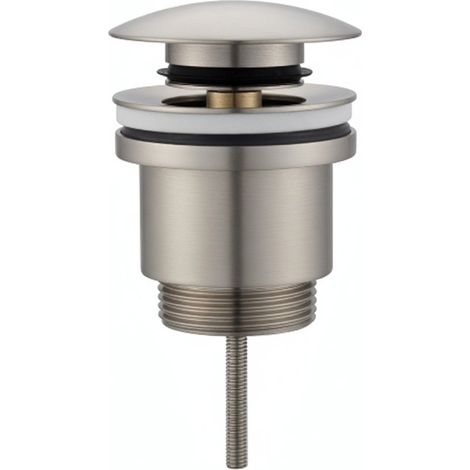 Piletta click-clack universale in ottone GIULY - Cromato Spazzolato (1/2)